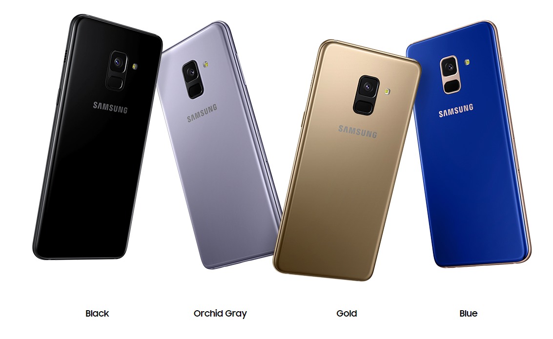 Samsung Galaxy A8 telefon, szinek
