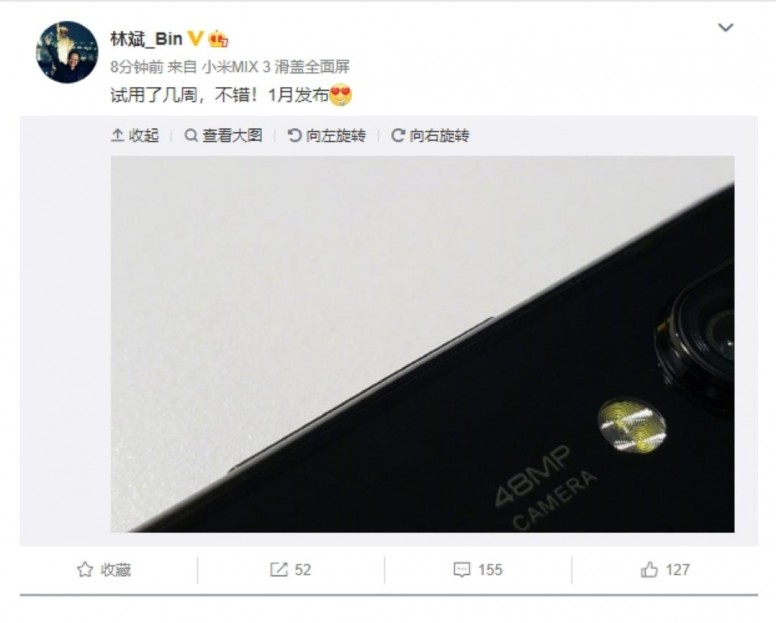 48 megapixeles telefon a Xiaomi-tól, hivatalos bejelentés
