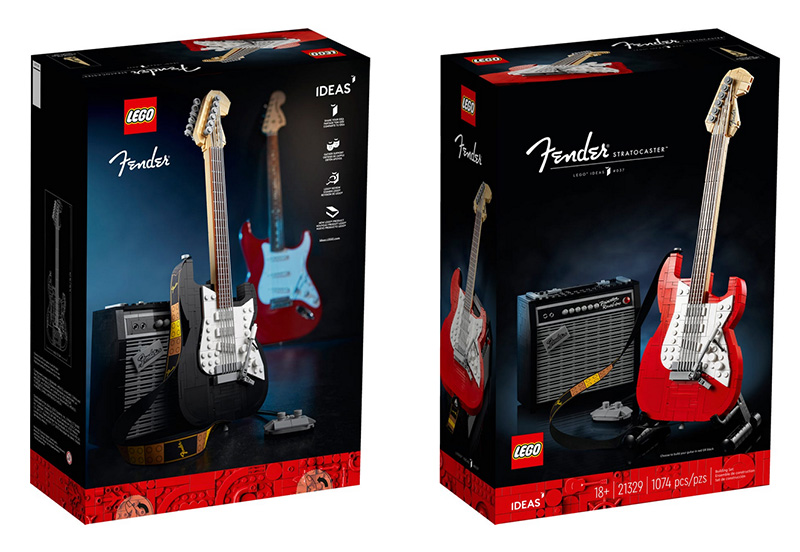 LEGO Ideas - Fender Stratocaster gitár építőkészlet